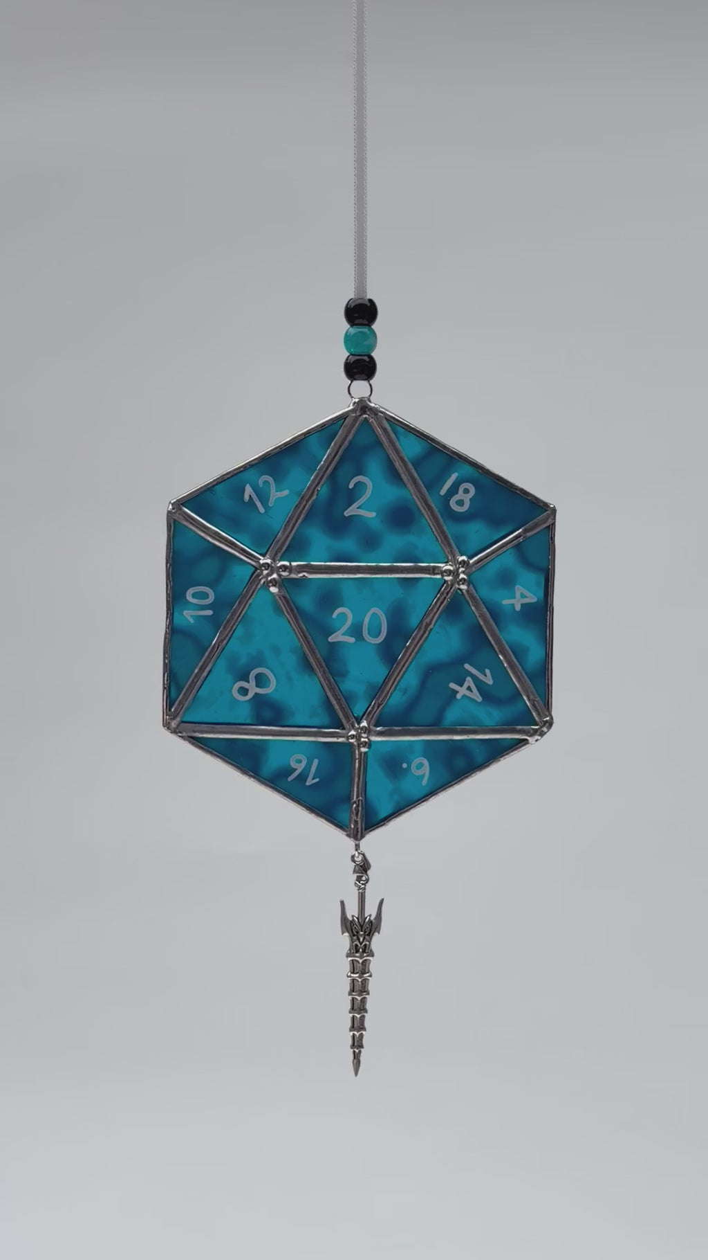D20 - Blauw gevlekt